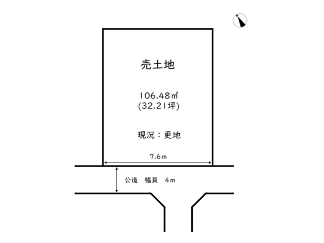 【土地図】 | 姫路市北平野1丁目／売土地