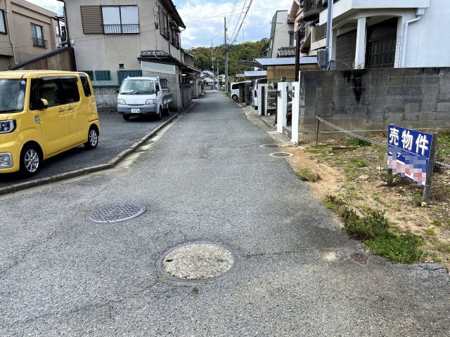 【前面道路含む現地写真】 | 姫路市北平野1丁目／売土地