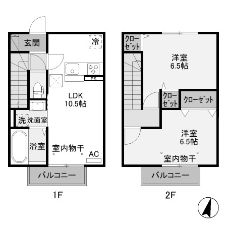 【間取り】 | オペラハウス下新田Ⅱ | オペラハウス下新田　Ⅱ