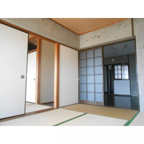 コーポＦＵＫＵＳＩＭＡの内装|和室6帖