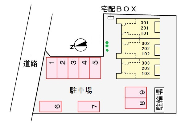 ポポの駐車場|駐車場