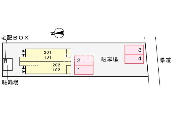 Ｋ’ｓ　Ｈｏｕｓｅの区画図
