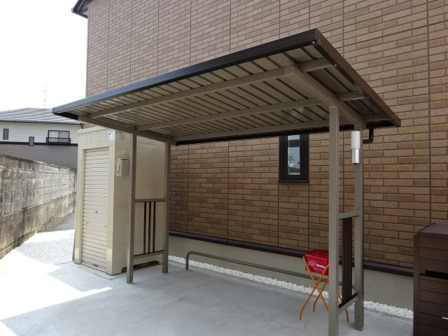 倉敷市中庄のアパートのその他共用部分|駐輪場