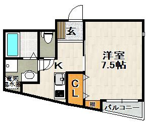 ＧＫレジデンス向月町の間取り
