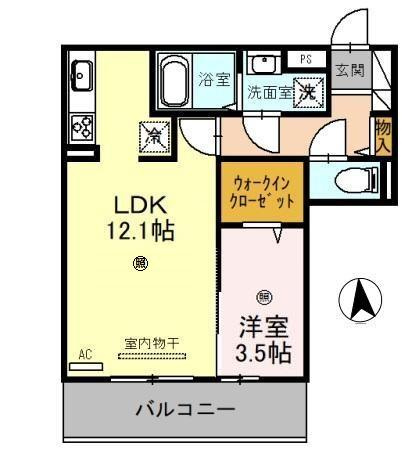 【間取り】 | D-room宇須　輝