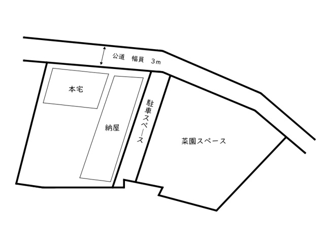 【区画図】 | 相生市若狭野町野々／中古戸建