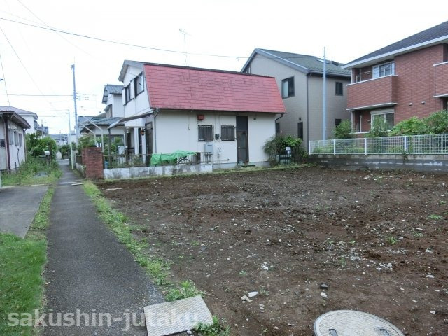 新栄２丁目　売地の前面道路含む現地写真|東南側４ｍ道路面