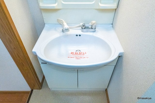 ツイン・コート　Ｂの洗面所|洗面・脱衣　シャンプードレッサー付き。