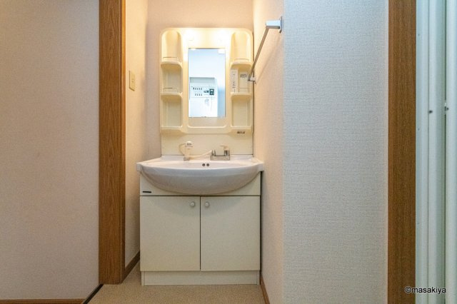 ツイン・コート　Ｂの洗面所|洗面・脱衣　シャンプードレッサー付き。