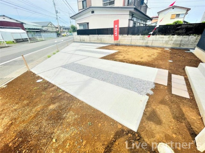 【駐車場】 | ケイアイリッカ筑西市市野辺３期（全１棟） | カースペース3台可能なゆとりある敷地！