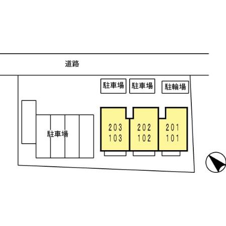 ウィルモアセブン　　刈谷市近郊の賃貸はクラスホームの駐車場