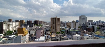 【展望】 | プライムコート関目パーク・ホームズ | 上層階につき見晴らし良好♪