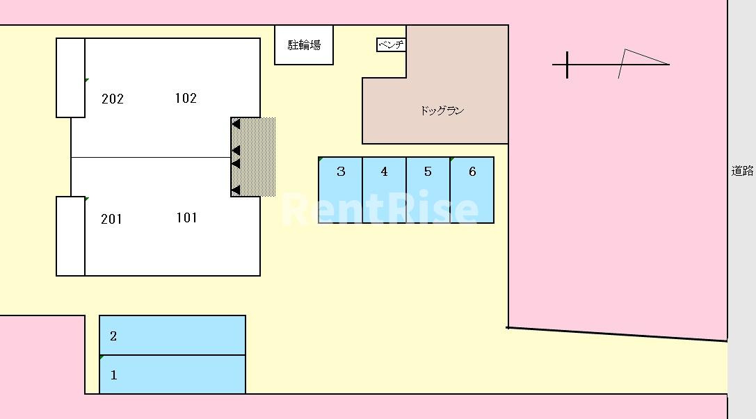 ガーデンハウス　あさかぜの駐車場|駐車場