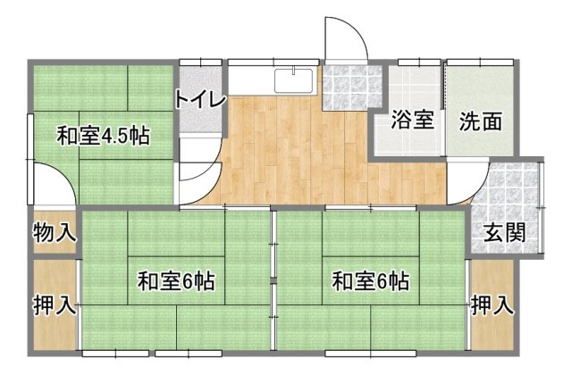 佐藤一戸建の間取り