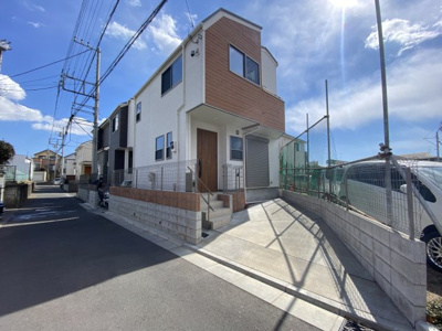 【外観】 | 瀬谷区橋戸3丁目新築分譲＊相鉄線【瀬谷駅平坦15分】2階建全2棟！開放感のあるお洒落な建物