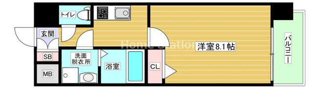 【間取り】 | レジデンス大阪福島フォルテ
