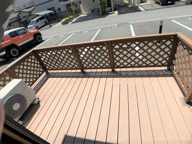 ソリアートレジデンスEのバルコニー