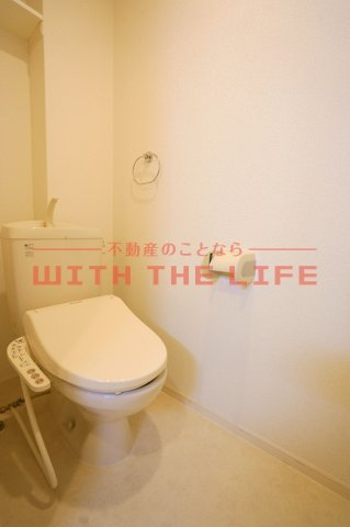 リブレア久留米駅前【キャッシュバック対象物件】のトイレ|落ち着いた色調のトイレです