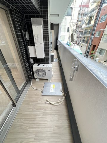 プレサンス大国町アドロッソのバルコニー