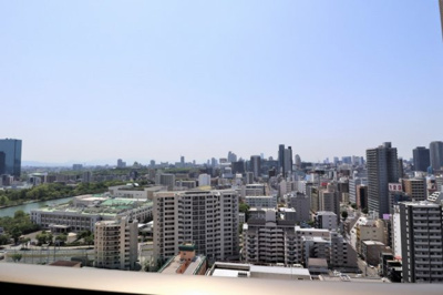 【展望】 | ＯＡＰレジデンスタワー西館 | バルコニーからは大阪城と大川がご覧いただけます♪