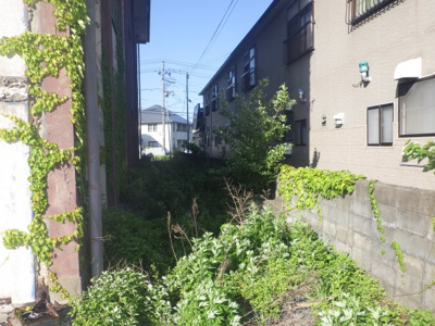 【前面道路含む現地写真】 | 大館市字谷地町後63-1　他３筆・売地