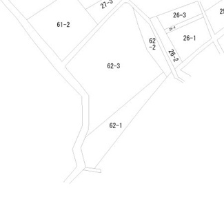 【土地図】 | 大館市字谷地町後63-1　他３筆・売地
