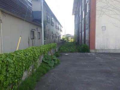 【前面道路含む現地写真】 | 大館市字谷地町後63-1　他３筆・売地