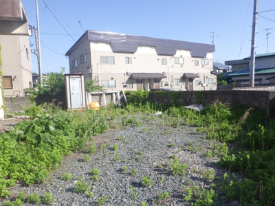 【前面道路含む現地写真】 | 大館市字谷地町後63-1　他３筆・売地