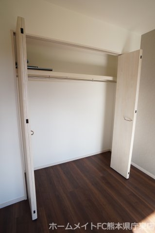 熊本市東区小山５丁目のアパートの収納