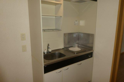 【キッチン】 | アモロッソトリプルＳ | ＩＨコンロ付き