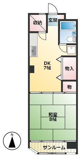 緑園第三サンコーポの間取り