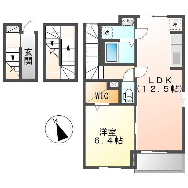 プリムローズＮの間取り