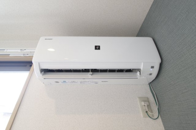 【設備】 | ルミエール旭ヶ丘Ｂ | エアコンが付いています