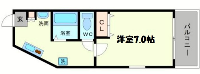 【間取り】 | vineルミエール大国町