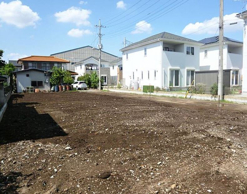 玉村町上茂木　土地の外観