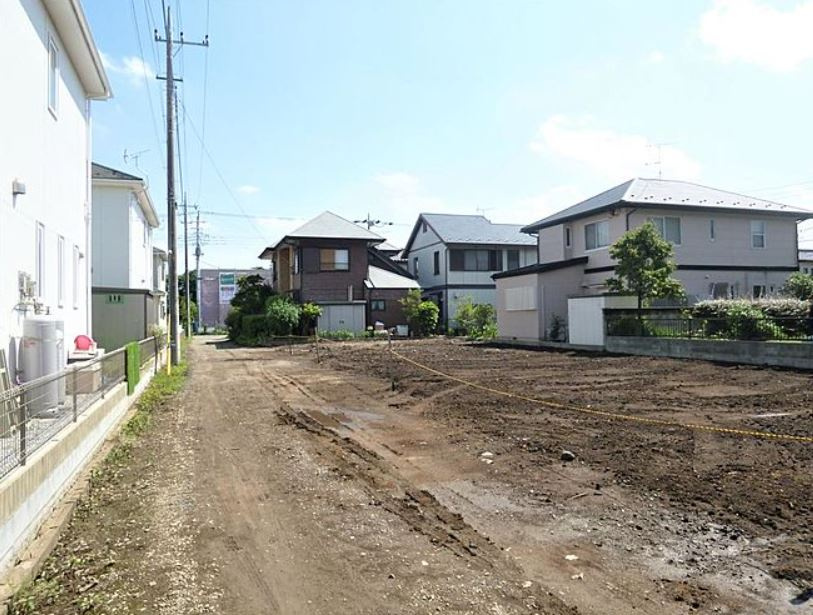 玉村町上茂木　土地の外観