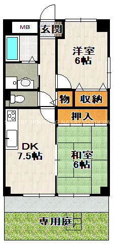 クレセントハイツ今里の間取り