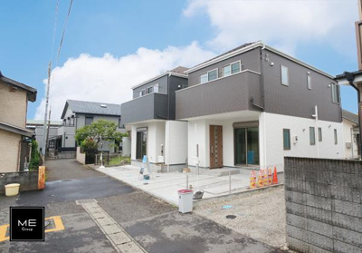 【外観】 | ☆リビング床暖房付き☆東南角地のような陽当たり！藤沢市用田新築２号棟