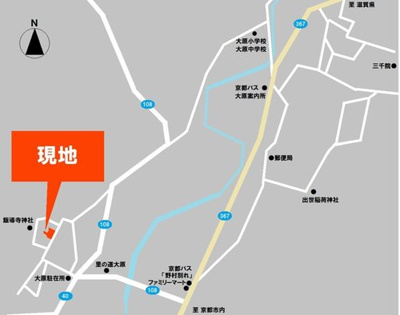 【地図】 | 大原野村町　土地〇建築条件無し・更地〇