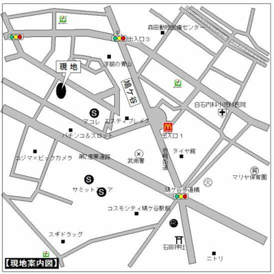【地図】 | フレア鳩ケ谷 | 現地案内図