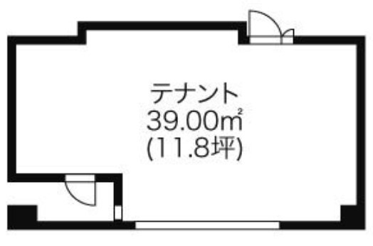 【間取り】 | 中区丸の内3丁目貸事務所F2