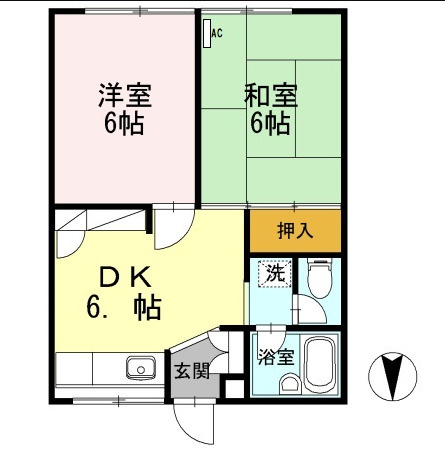 コーポ広戸の間取り