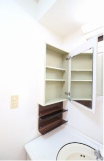 【その他】 | ジュネス小田原 | 洗面台の上に収納がついています。　※参考写真です