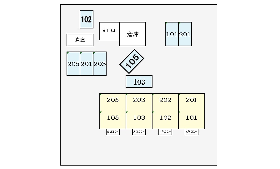 サンリバーハイツの駐車場|駐車場