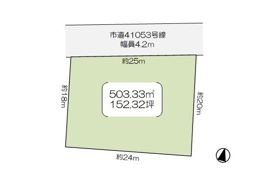【土地図】 | 土地面積152坪