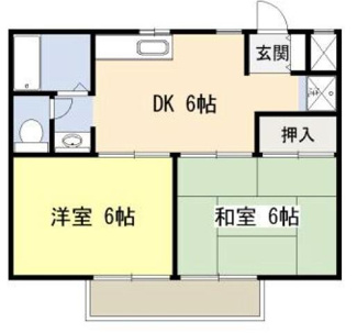 【間取り】 | グリーンハイツ赤羽 | ※室内写真は前回募集の2階につきイメージです。
