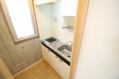 【キッチン】 | プライムタワー阿倍野４０ | ＩＨ１口コンロ付キッチン