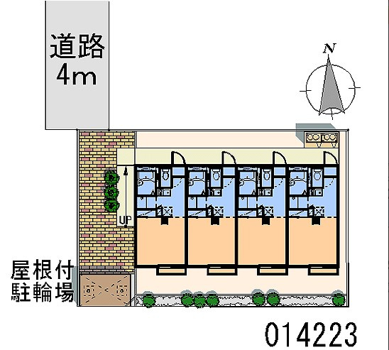 レオパレス田島のエントランス