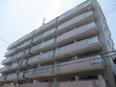 【外観】 | ミュゼ西淡路 | タイル張りのきれいなマンションです。