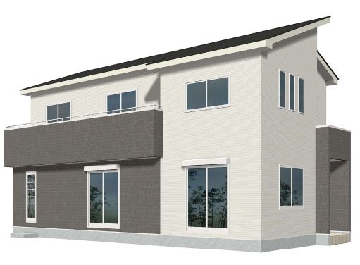 藤岡市小林第10（全1棟）1号棟の外観パース|外観パースです